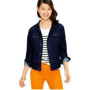 Talbots Plus Classic Jean Jacket - Cosmic Wash | 1X